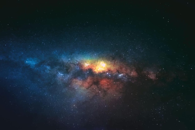 Realistic space galaxy background