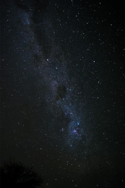 Realistic space galaxy background