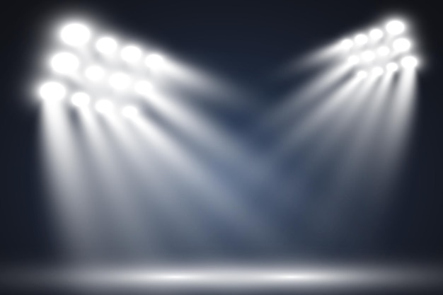 Realistic spotlights for lightingEquipment for illumination