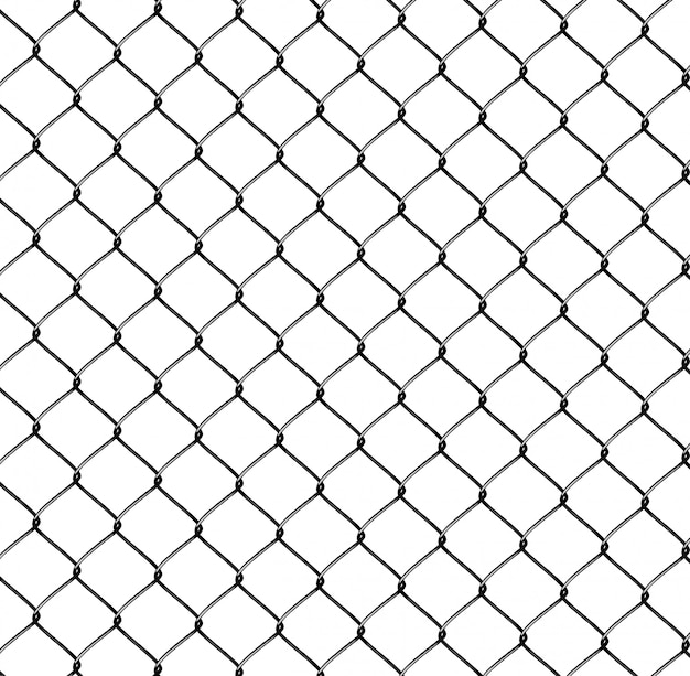 Vector realistic steel netting