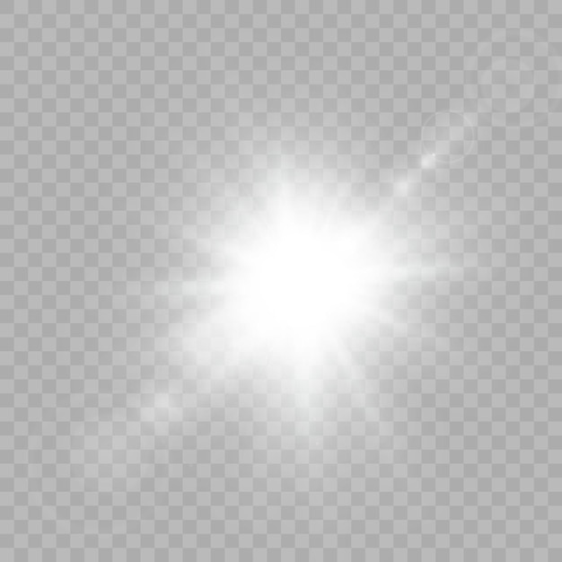  Premium Vector | Realistic sun rays bright sun effect glow abstract ...