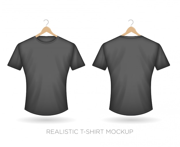 Realistic t-shirt gray