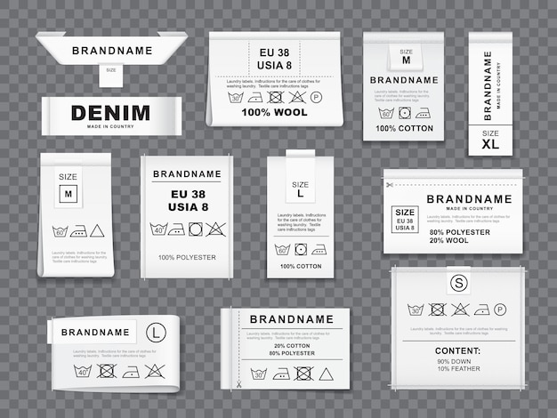 Clothing Tags and Labels Vol. 1, Web Elements