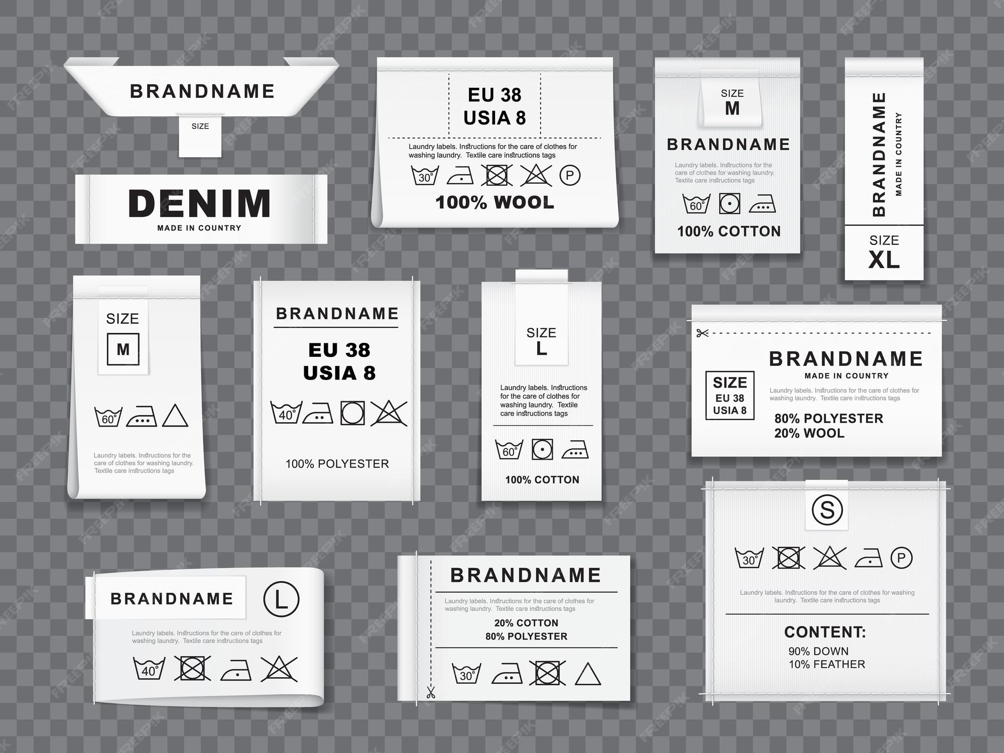 Clothing Label Template