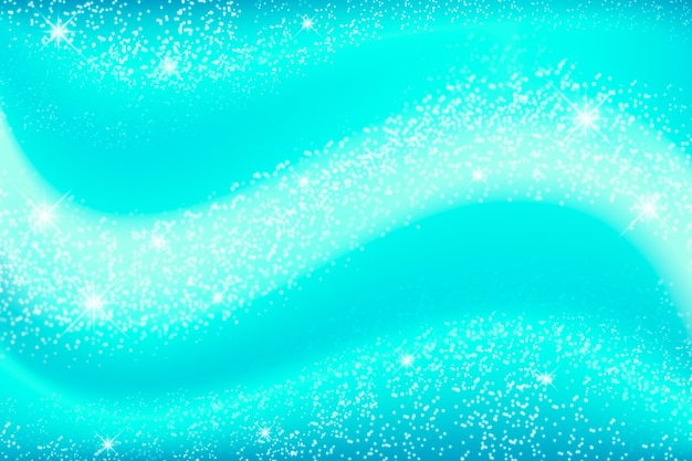 Vector realistic turquoise glitter background