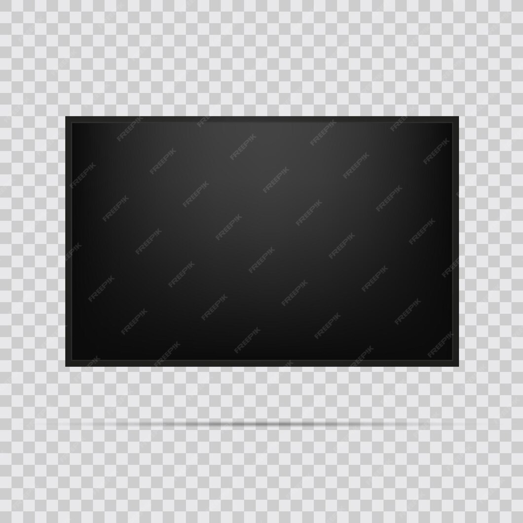 Premium Vector Realistic tv screen modern stylish lcd panel led type
