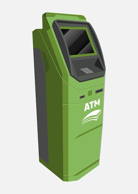 Реалистичный вектор ATM6