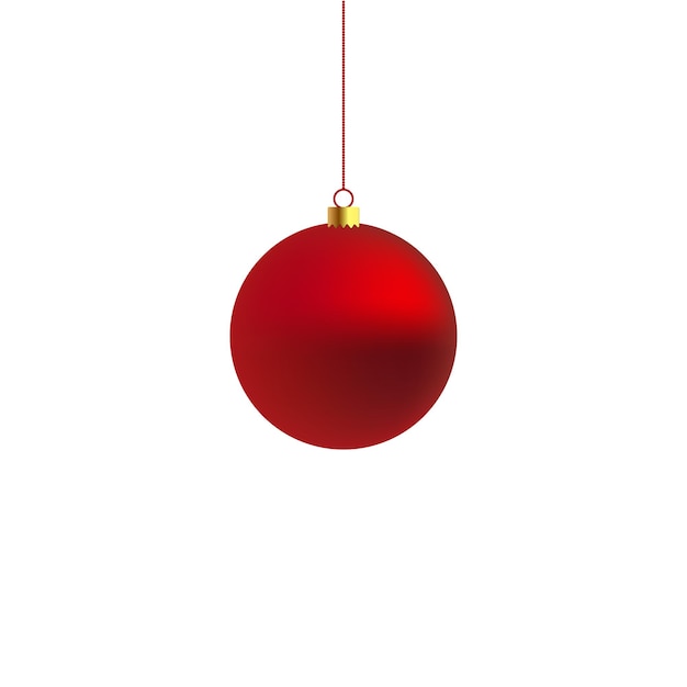 Realistic vector Christmas ball