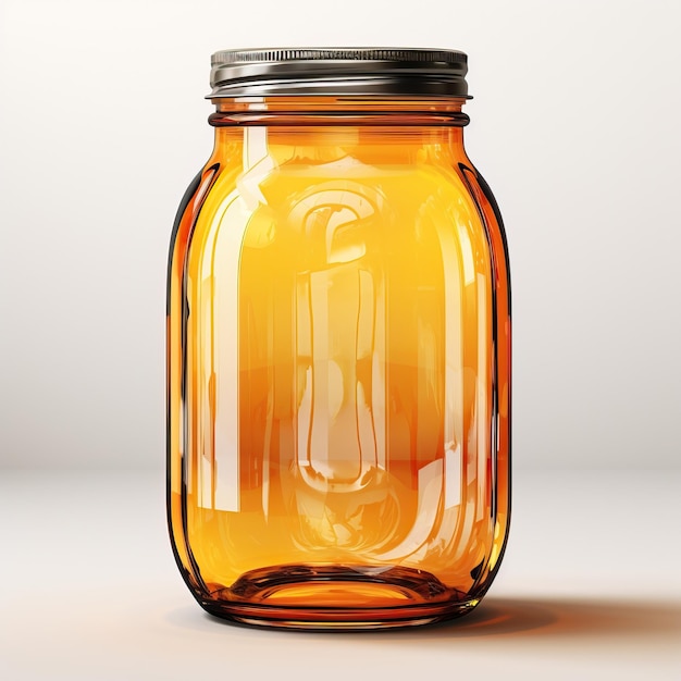 Realistic vector jar vector on white background