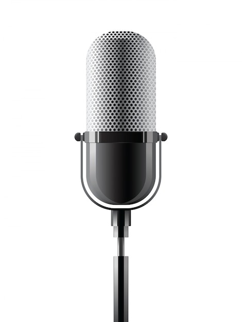 Vector realistic vector microphone