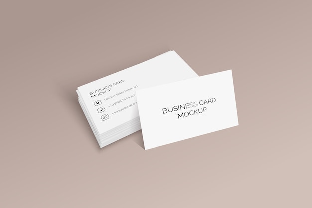 Realistic vector mockup of blank corporate stationery business cards note cards and address