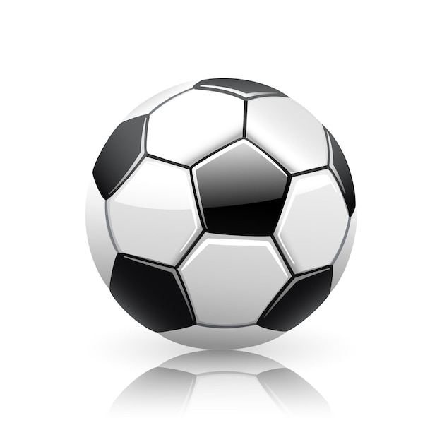 Realistic vector soccer ball