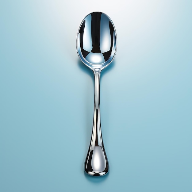 Vector realistic vector spoon design on white background