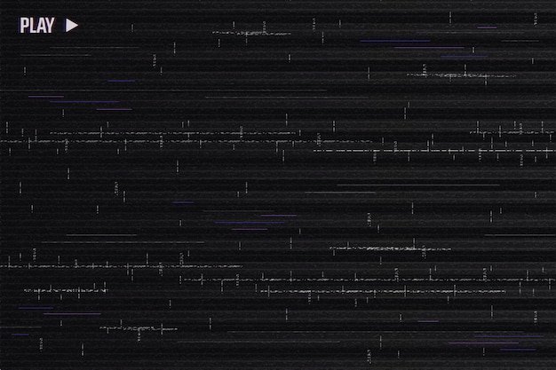 Vettore sfondo effetto vhs realistico