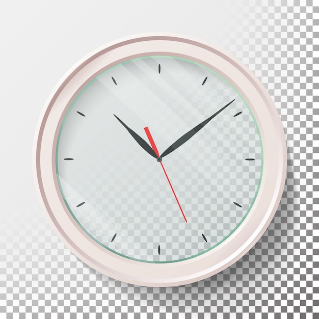 Vector realistic wall clocks