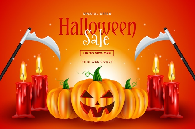 Realistic wallpaper for halloween sale