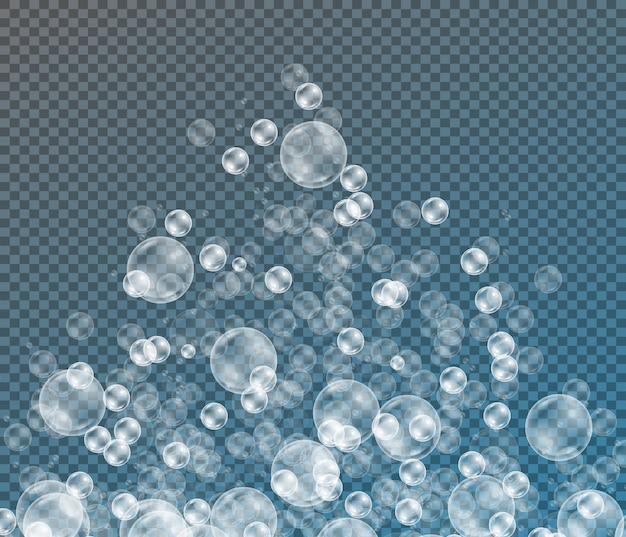 Realistic water bubbles