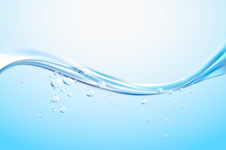Vector realistic water wave background