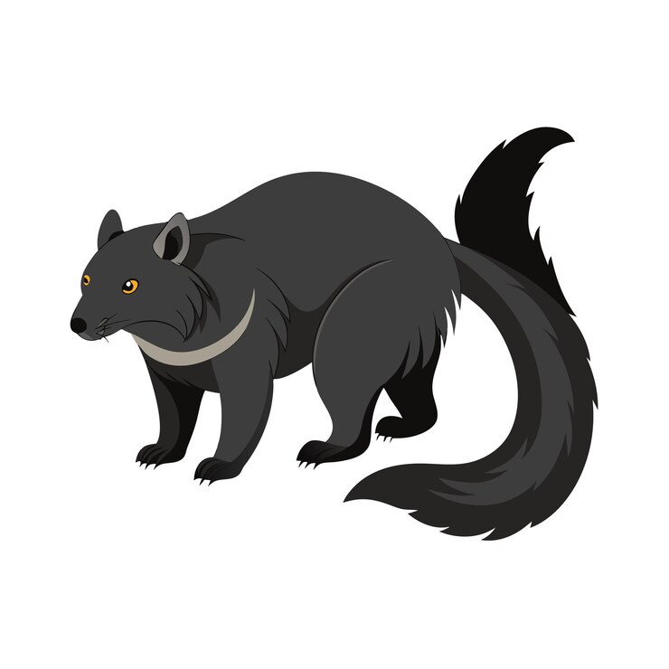 Vector realistic wildlife animal vector illustration
