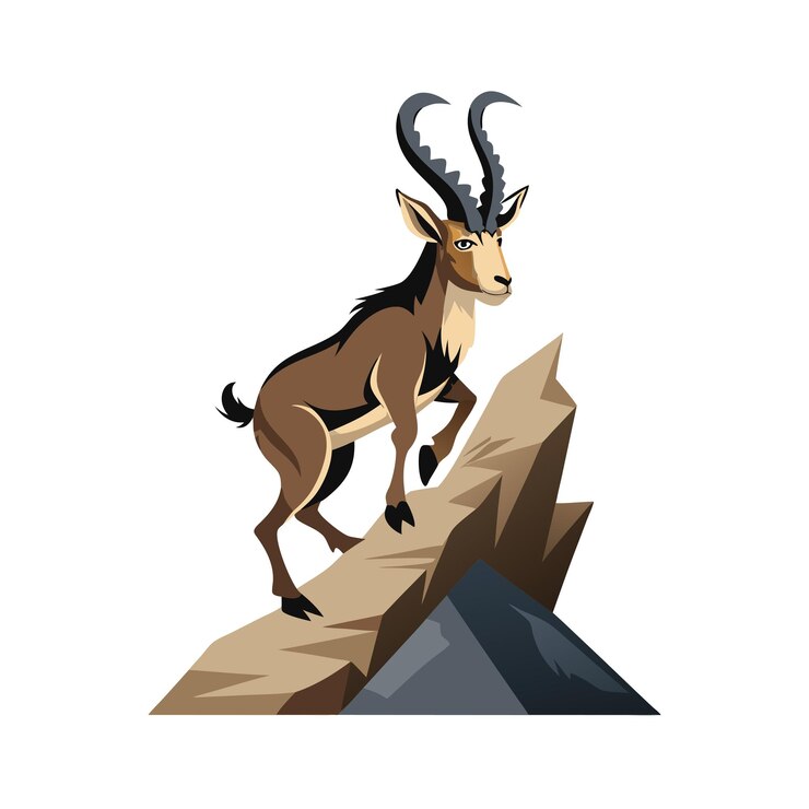 Vector realistic wildlife animal vector illustration