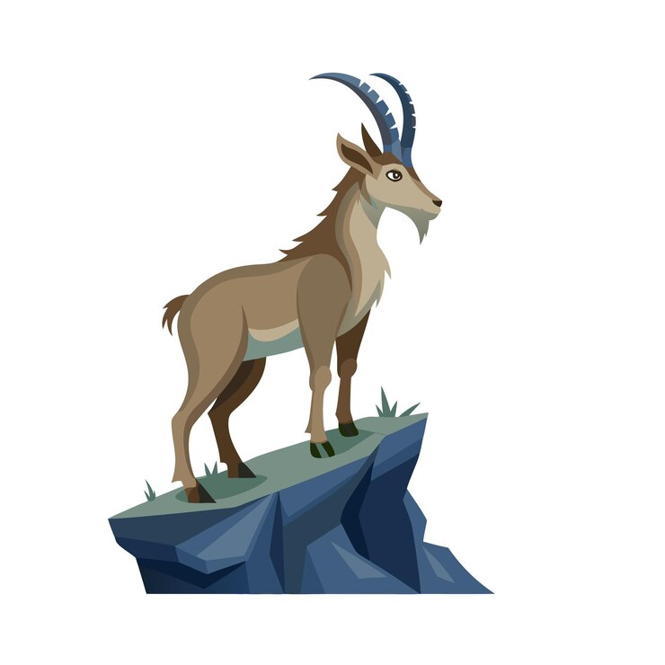 Vector realistic wildlife animal vector illustration