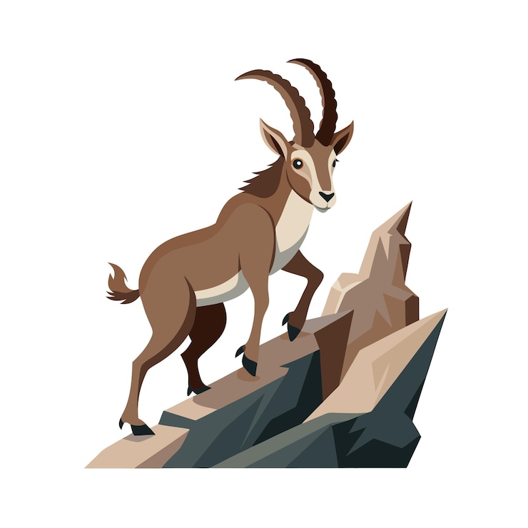 Vector realistic wildlife animal vector illustration