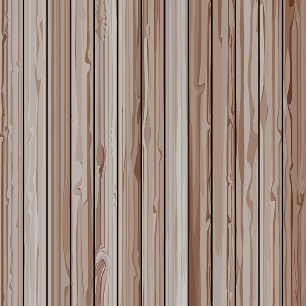 Vector realistic wood plank texture background.