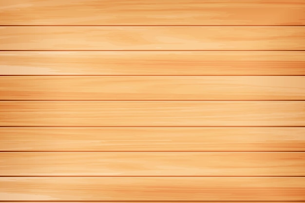 Vector realistic wood texture natural light brown wooden background table floor or wall pine surface