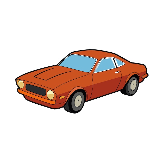 Realistisch concept van vectorillustratie van auto-voertuigen