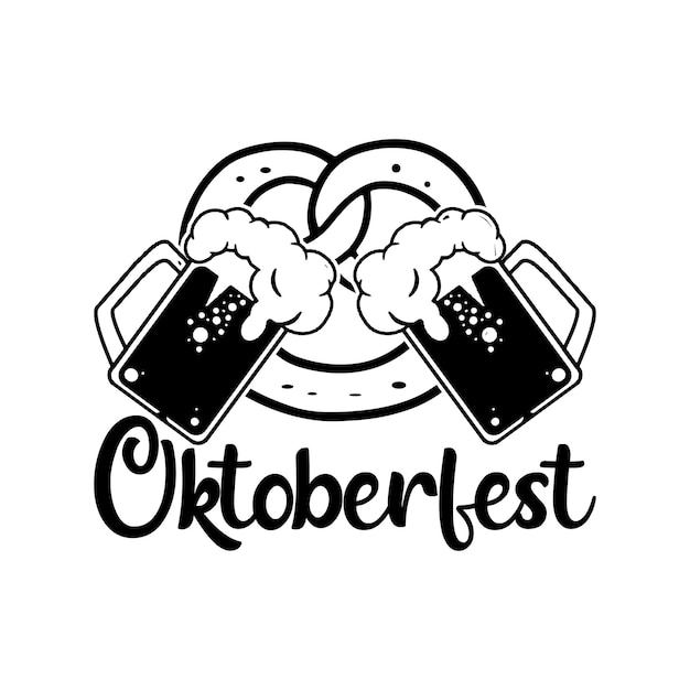 Realistisch handgetekend oktoberfest