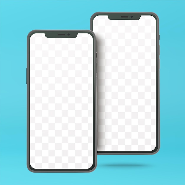 Realistisch mockup voor smartphones