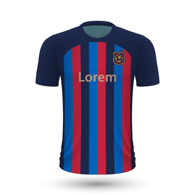 Realistisch voetbalshirt Barcelona