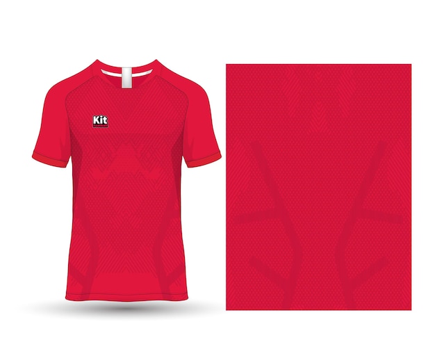 Realistisch voetbalshirt Liverpool 2023, jersey sjabloon voor voetbaltenue. Vector illustratie