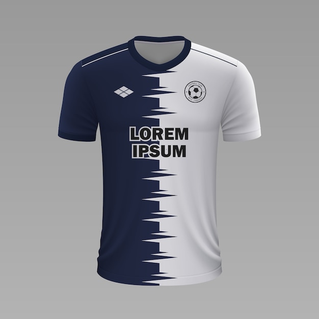 Realistisch voetbalshirt Pachuca, jersey sjabloon voor voetbaltenue