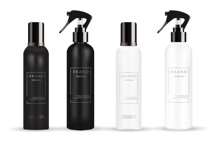 Realistisch wit en zwart cosmetisch