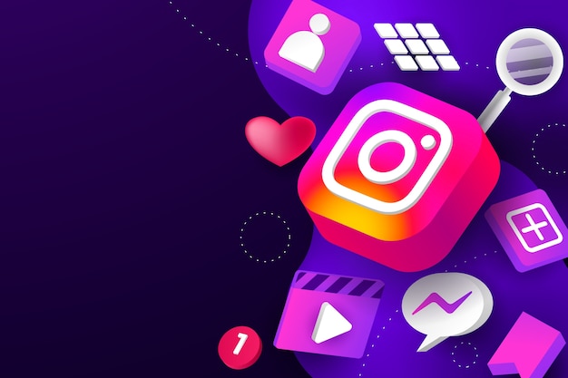 Realistische achtergrond van sociale media