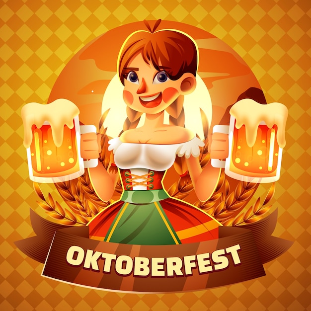 Realistische afbeelding voor oktoberfest