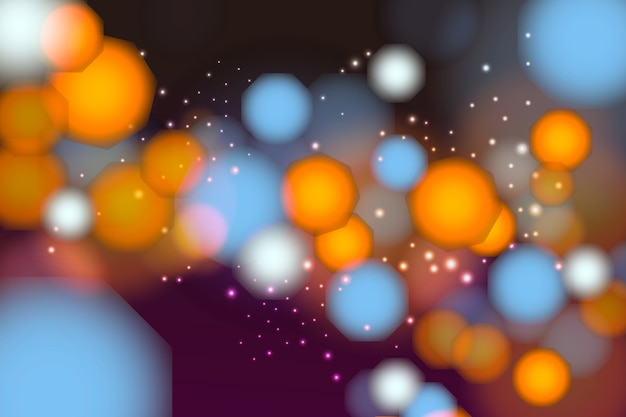 Realistische bokeh-achtergrond