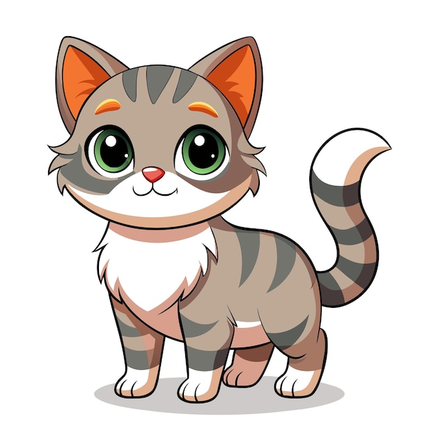 Realistische Cat-vectorillustratie