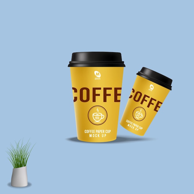 Realistische collectie koffiekopjes met Vector Design
