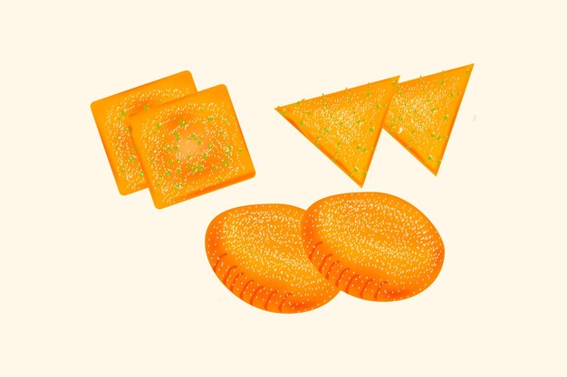 Realistische cookies koekje vector