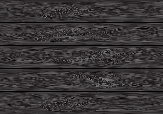Realistische donkergrijze houten van het plankpatroon vector als achtergrond.
