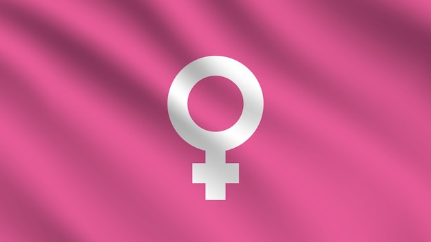 Realistische feministische vlag