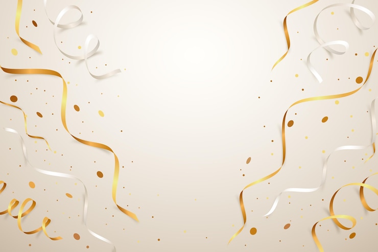 Vector realistische gouden confetti achtergrond
