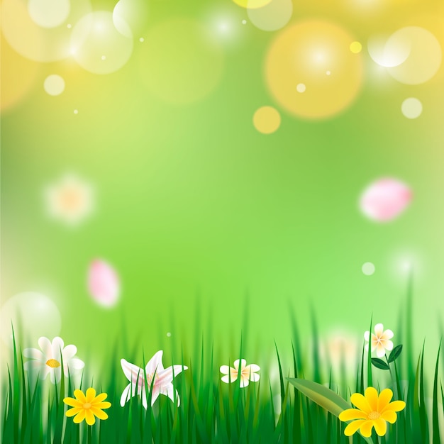 Realistische lente illustratie