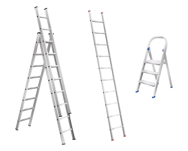 Realistische metalen ladders