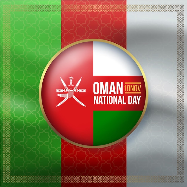 Realistische nationale dag van oman