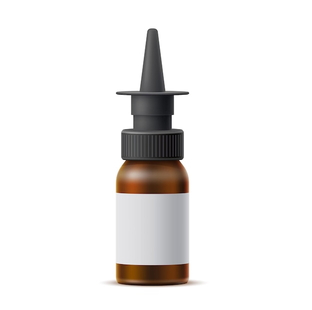 Realistische neusspray in bruine fles medische vochtinbrengende crème