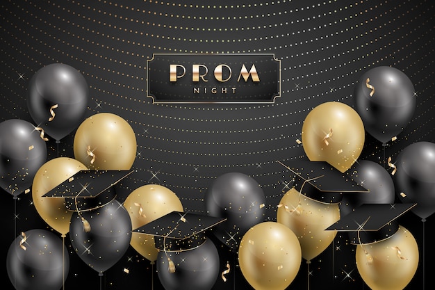 Realistische prom achtergrond