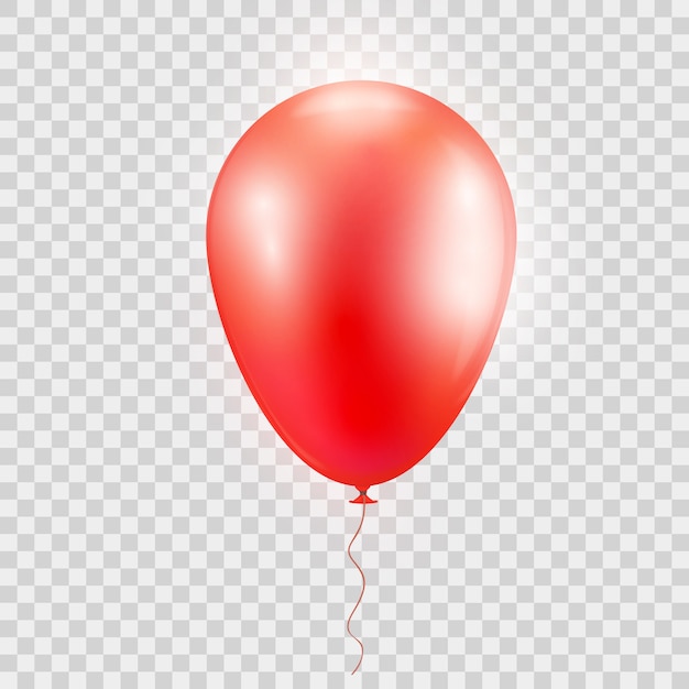 Realistische rode ballon